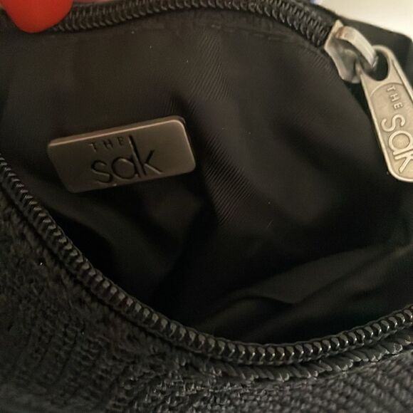 The Sak small cross body small black crochet zipper 7.5 x7.5 19” drop - Picture 9 of 9